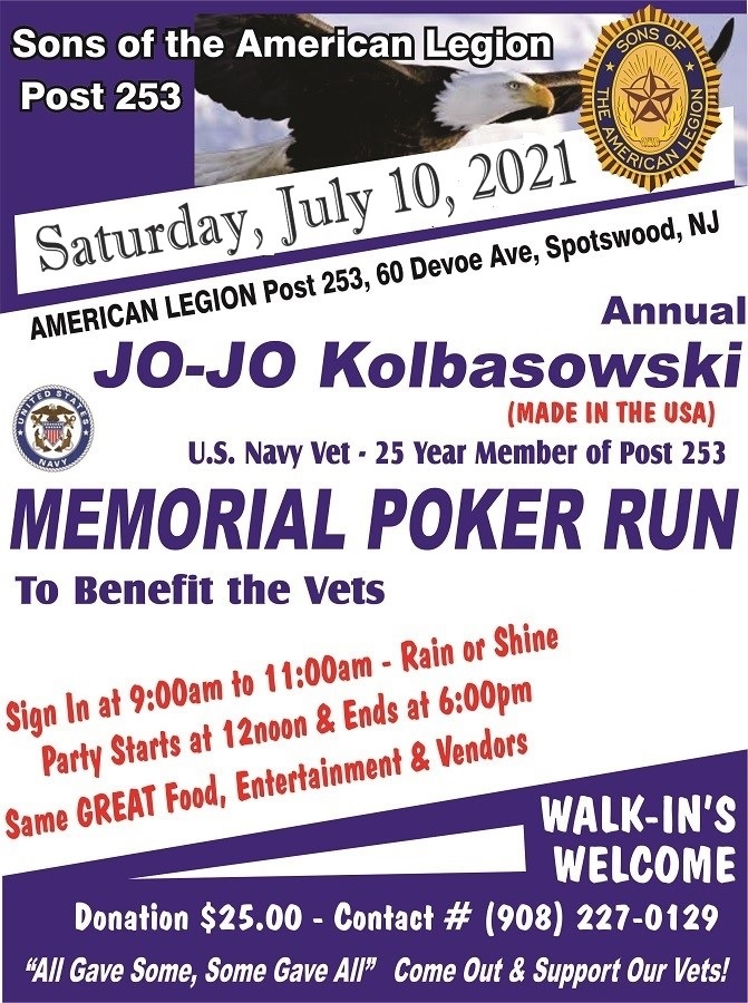 Annual Jo-Jo Kolbasowski Memorial Poker Run annual jo jo kolbasowski memorial poker run - Annual Jo-Jo Kolbasowski Memorial Poker Run