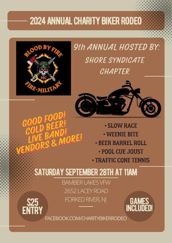 2024 Annual Charity Biker Rodeo » Laws 4 Hogs